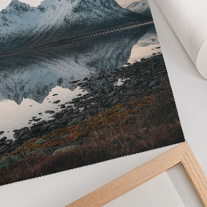 Art print Frosty mountains