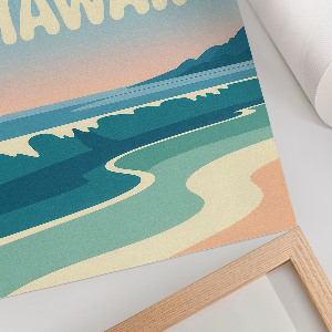 Poster with the Cold Hawaii motif