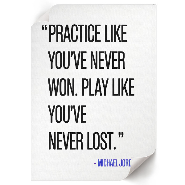 Motivational quote poster