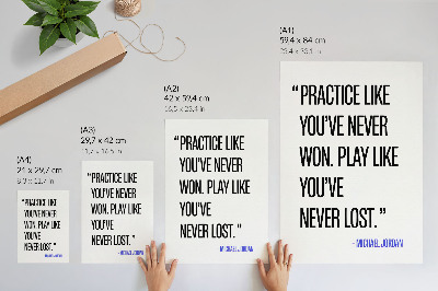 Poster Motivational quote