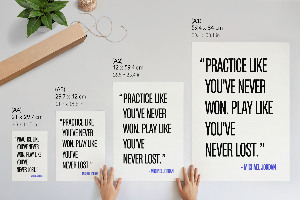 Motivational quote poster