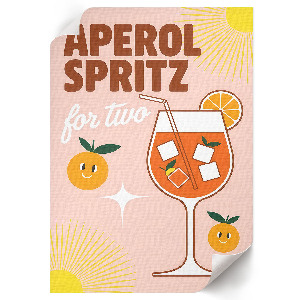 Decorative poster Aperol Spritz
