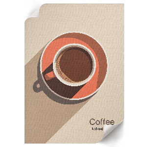 Poster A cup of coffee