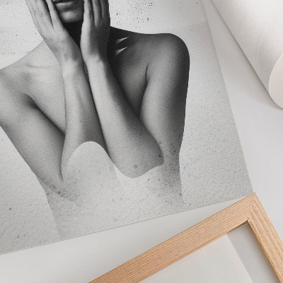 Decorative poster Abstract portrait