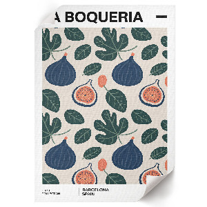 Wall art with a fruit pattern