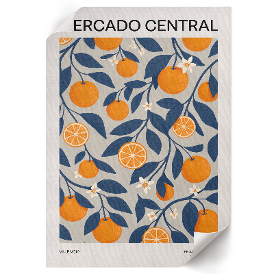 Art print Exotic fruits