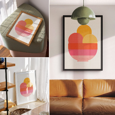 Poster Minimalist ice cream