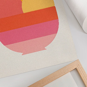 Minimalist ice cream poster