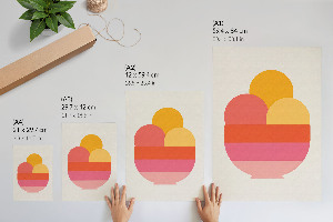 Minimalist ice cream poster