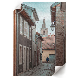 Art print of a city scene