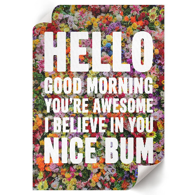Poster Motivation in flowers