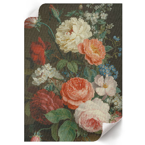 Wall art with an elegant floral design