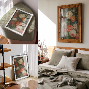 Wall art Flowers elegance