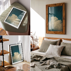 Poster Heavenly clouds