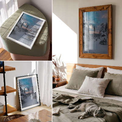 Wall art Winter landscape