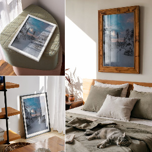 Wall art Winter landscape