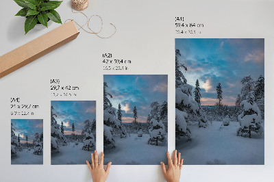 Wall art Winter landscape