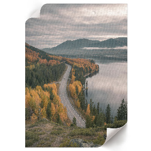 Wall print featuring autumn landscapes