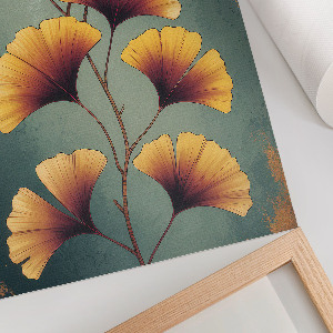 Art print Ginkgo leaves