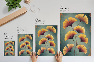 Art print Ginkgo leaves