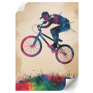 Decorative poster Colorful ride