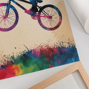 Decorative poster Colorful ride