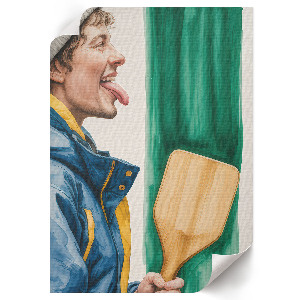 Wall print Winter fun