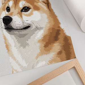 Decorative poster Dog - portrait