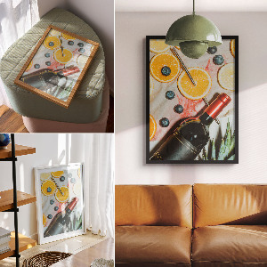 Decorative poster Fruit feast