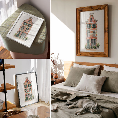 Wall art City house