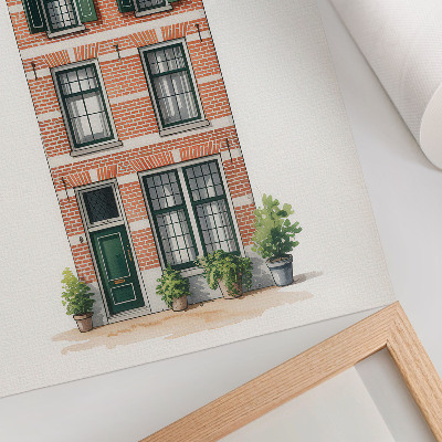 Wall art City house