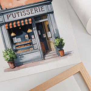 Art print French bakery