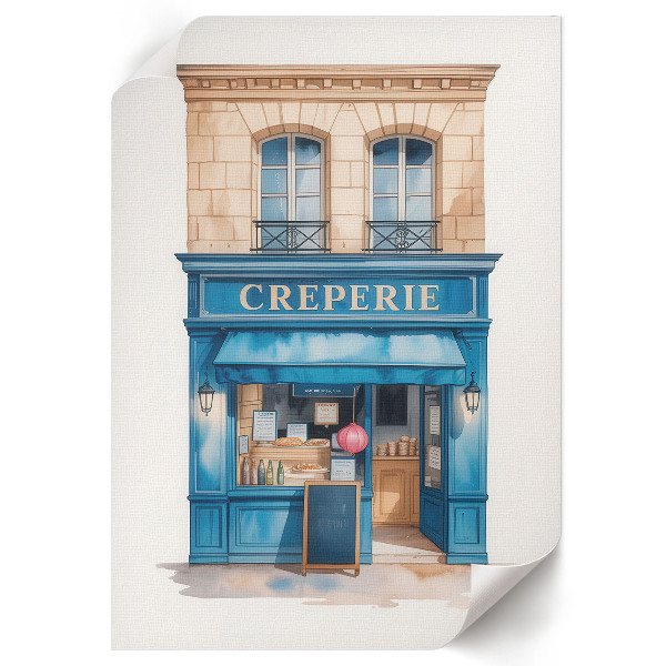 Decorative poster Street cafe