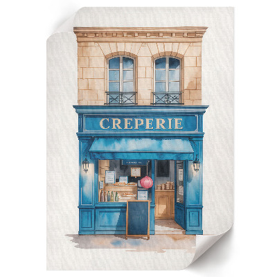 Decorative poster Street cafe