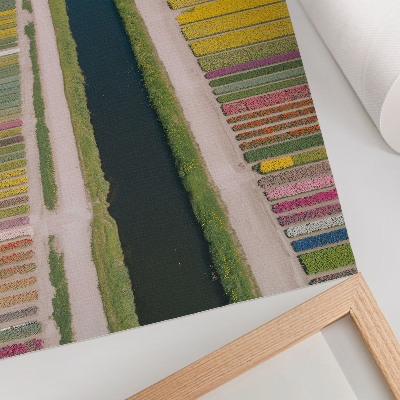 Wall art Flower fields