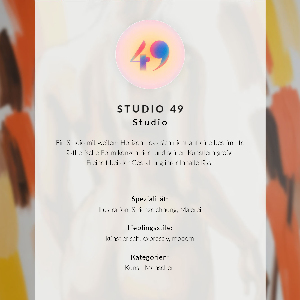 Poster with a subtle silhouette