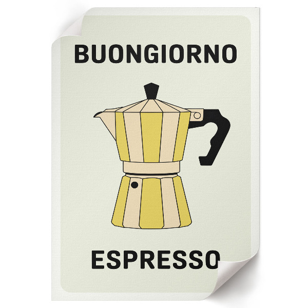 Wall art Italian coffee