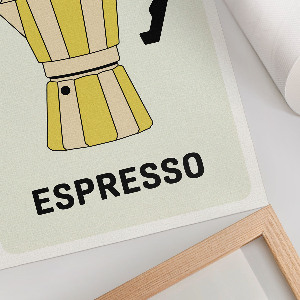 Wall art Italian coffee