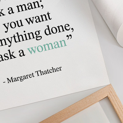 Wall print A powerful quote