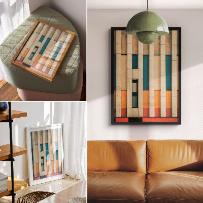 Art print Colorful architecture