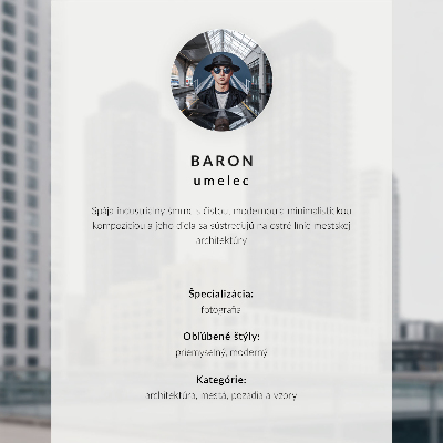 Art print Colorful architecture