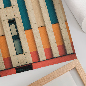 Art print Colorful architecture