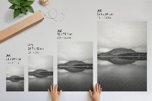 Decorative poster Mountain silence