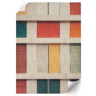 Poster Colorful facade