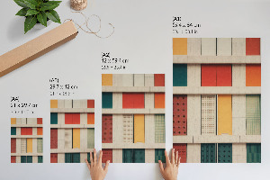 Poster Colorful facade