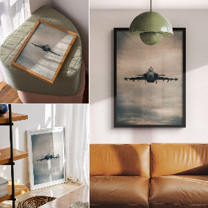 Art print Modern fighter