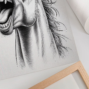 Poster Horse laughter