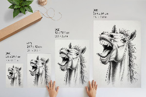 Poster Horse laughter