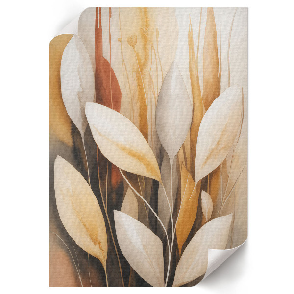 Decorative poster Delicate flora