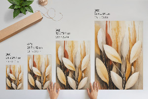 Decorative poster Delicate flora